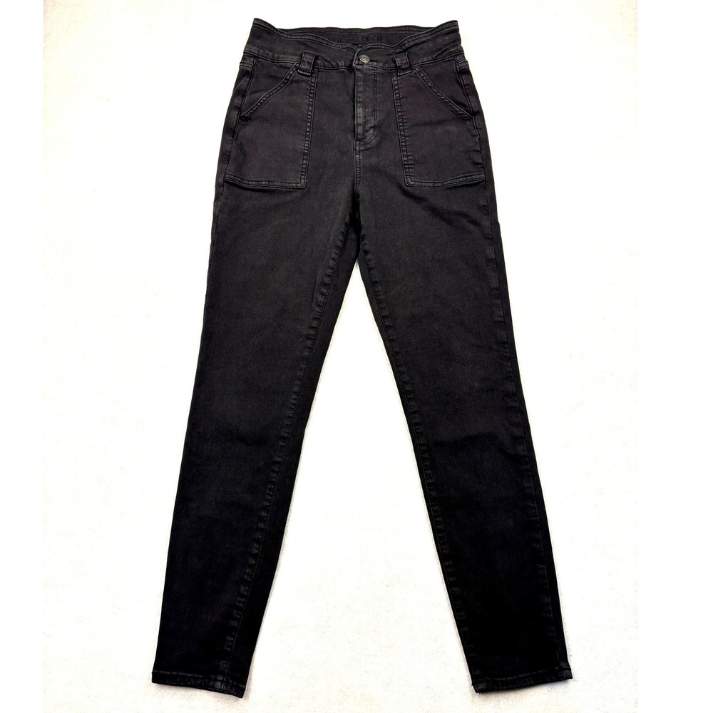 American Eagle Ne(x)t Level Stretch Utility Skinny Jeans Womens 6 Short Black 6S